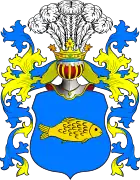 Wappen der Glaubicz in der polnischen Szlachta mit anderer Tingierung