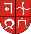 im 1. Feld rechts offenes Winkelmaß mit Kreuz bewinkelt