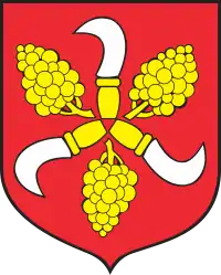 Wappen von Oberglogau (Głogówek), Woiwodschaft Oppeln, Polen