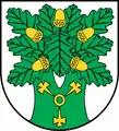 Wappen von Ojrzeń (Powiat Ciechanowski) (Polen) mit Eichenblättern statt Zweigen