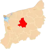 Lage des Powiats