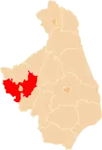 Lage des Powiat