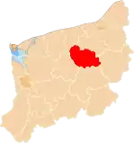 Lage des Powiat