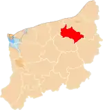 Lage des Powiats