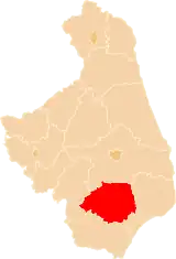 Lage des Powiat Bielski