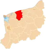Lage des Powiats