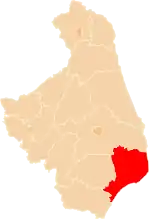 Lage des Powiat
