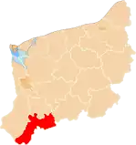 Lage des Powiat