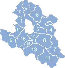 Die Gemeinden von Nowy Sącz