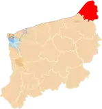 Lage des Powiats
