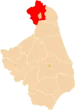 Lage des Powiat