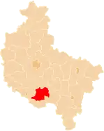 Karte des Powiat Gostyński