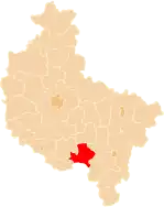 Karte des Powiat Krotoszyński