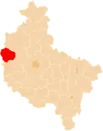 Karte des Powiat Międzychodzki