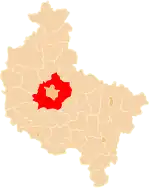 Karte des Powiat Poznański
