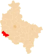 Karte des Powiat Wolsztyński