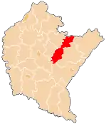 Karte des Powiat Przeworski