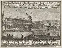 Deichtor mit der Mühle auf der Bastion Bartholdus von 1772