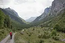Ropojana-Tal südlich von Gusinje