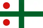 Flagge eines Konteradmirals