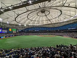 Das Tropicana Field im Mai 2022