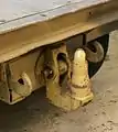 Zugvorrichtung der Krupp-Protze: Einheitsprotzhaken am Kfz. 69