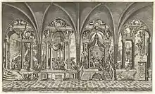Zyklus im Refektorium der Abtei Sankt Michael, Antwerpen (1830 zerstört)