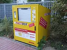Deutsche Paketbox, zum Versenden