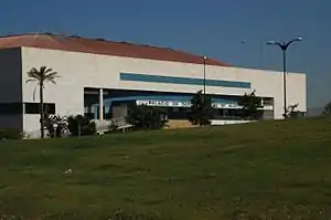 Der Palacio de Deportes José María Martín Carpena von Málaga