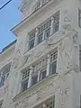 Fassadendetail in der Paracelsusgasse