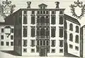 Der Palazzo in einem Kupferstich von Vincenzo Maria Coronelli († 1718)