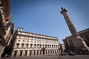 Der Palazzo Chigi – Amtssitz des Ministerpräsidenten