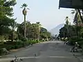 Zufahrtsallee, vom Palast aus gesehen
