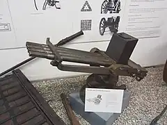 Nordenfelt-Mitrailleuse in Koblenz