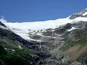 Palügletscher im August 2009