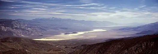 Blick nach Süden vom „South Pass“, der es mit dem Saline Valley verbindet