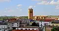 Panorama des Ortes mit der Nikolauskirche