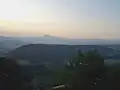 Panorama von der Festung bis zum Kloster Montesanto und dem Monte Acensione