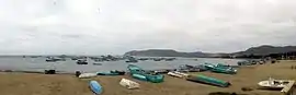 Der Strand in Puerto López