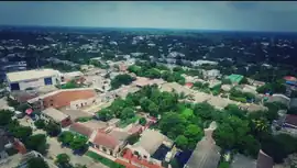Blick auf Santo Tomás