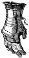 Panzerhandschuh mit Kettengeflecht und geschiftetem Handrücken, von Wendelin Boeheim