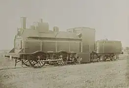 Panzerlokomotive der Chemins de fer de l’Est, 1914