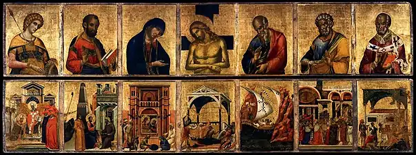 Pala feriale, Museo Marciano, Markusdom, Venedig, 1345