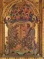 Hauptbild vom Polyptychon der Marienkrönung, ca. 1350, Gallerie dell’Accademia, Venedig