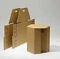 Falthocker, Design: Hans-Peter Stange, Berlin 1979