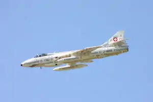 Hawker Hunter FMk58, J-4040 „PAPYRUS“ an der Air 04, Payerne, Schweiz