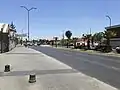 Eine der Hauptstraßen von La Cisterna
