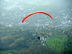 Gleitschirm über Baden-Baden