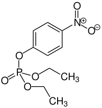 Strukturformal von Paraoxon