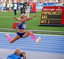 Bronzemedaillengewinnerin Paraskevi Papachristou